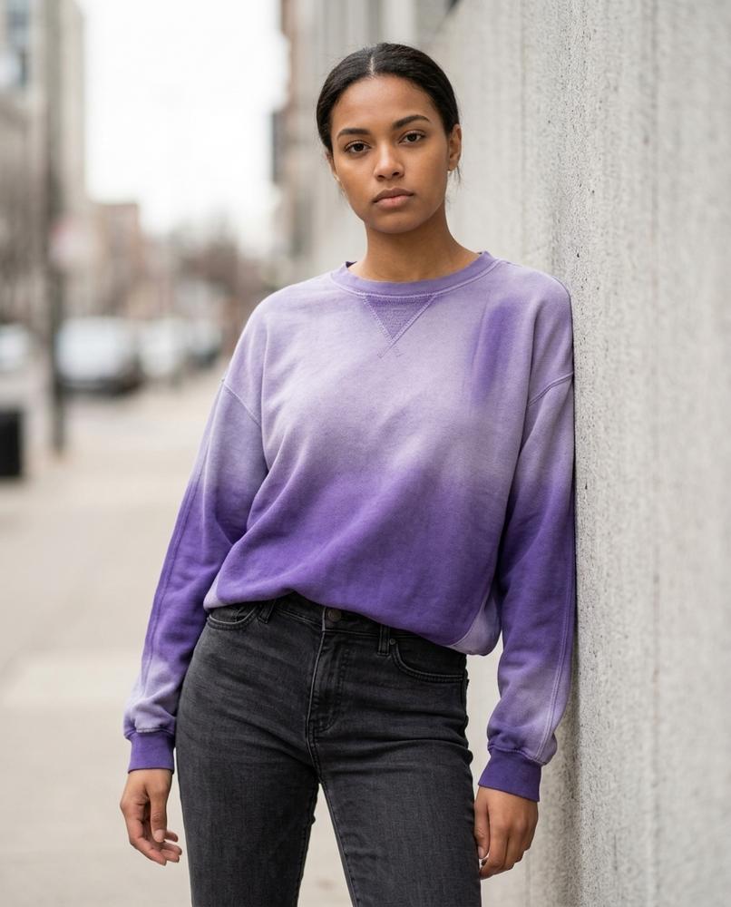 Wants and Fits - Davel | Color-Block Loose-Fit Sweatshirt Women