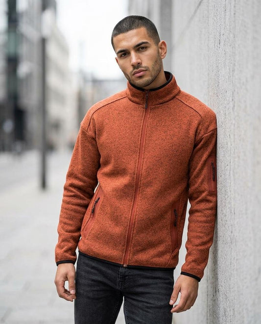 Wants and Fits - Yoser | Zip-Up Stand-Collar Sports Jacket Men