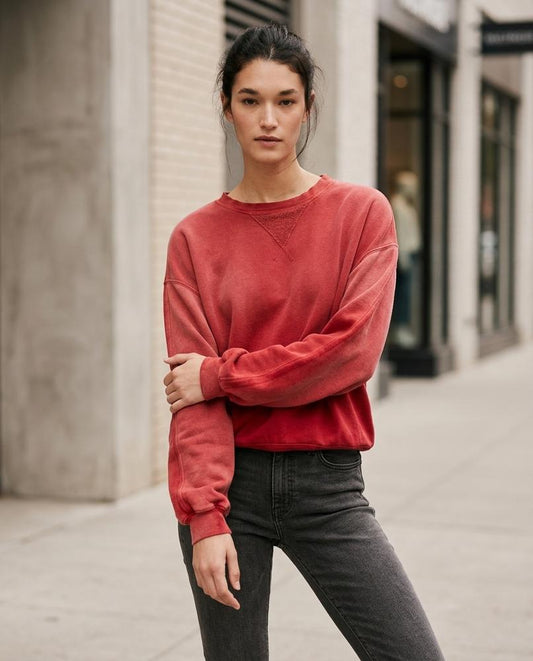 Wants and Fits - Davel | Color-Block Loose-Fit Sweatshirt Women